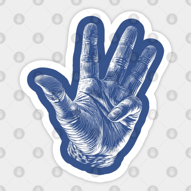 Hand Gesture Sticker by CatCoconut-Art